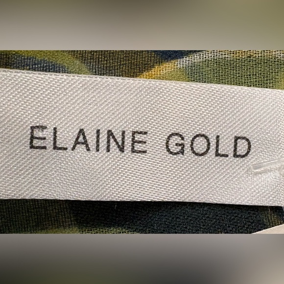 🎄$3 bundled NWT Elaine Gold Elegant Abstract Geometric Multicolor Scarf - Picture 2 of 6